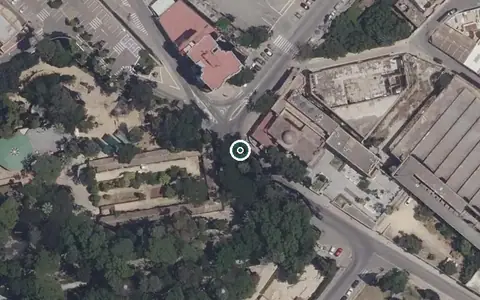 Vista aérea de la ubicación de Centro Residencial para Personas Mayores San Juan Grande