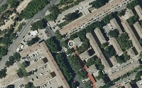 Vista aérea de la ubicación de Centro de Día Municipal Pablo Casals Cognitivo