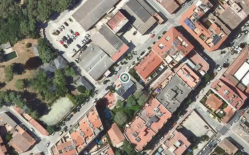 Vista aérea de la ubicación de Residencial Sant Crist 3a Edat
