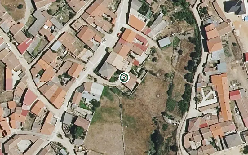 Vista aérea de la ubicación de Residencia Fundación la Paz Moraleja de Sayago