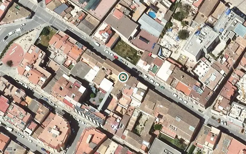 Vista aérea de la ubicación de Centre de dia Inglada Via