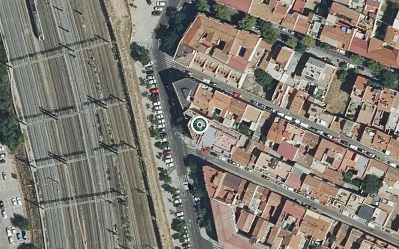 Vista aérea de la ubicación de Residencia Ntra. Sra. de Valverde