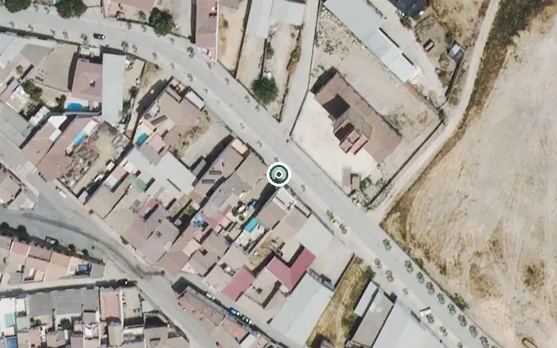 Vista aérea de la ubicación de Centro Residencial para Mayores San Antonio