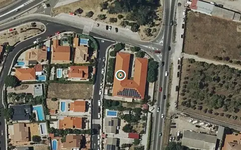 Vista aérea de la ubicación de Residencia Las Mimosas