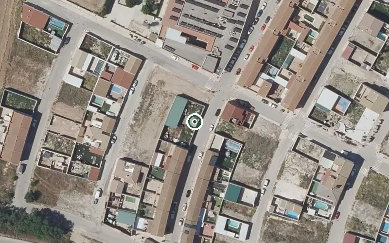 Vista aérea de la ubicación de Centro de Día para Mayores Fonserrana