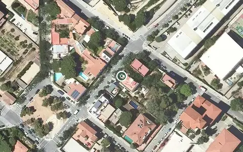 Vista aérea de la ubicación de Centre de dia El Meu Jardí