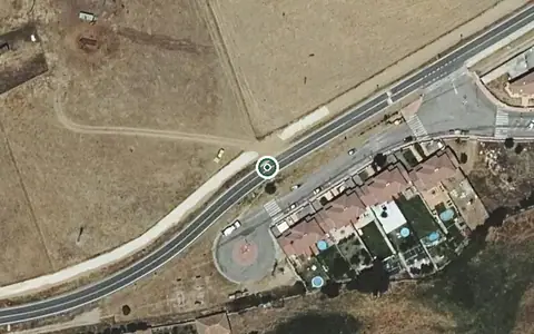 Vista aérea de la ubicación de Residencia de Personas Mayores Santa Teresa