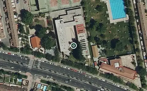 Vista aérea de la ubicación de Residencia Getafe