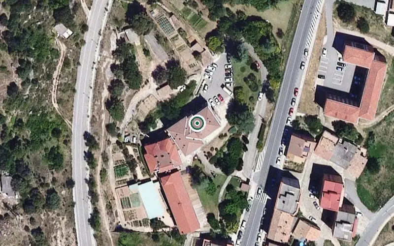 Vista aérea de la ubicación de Casal d'Assistència Benèfica - Residència Sant Josep