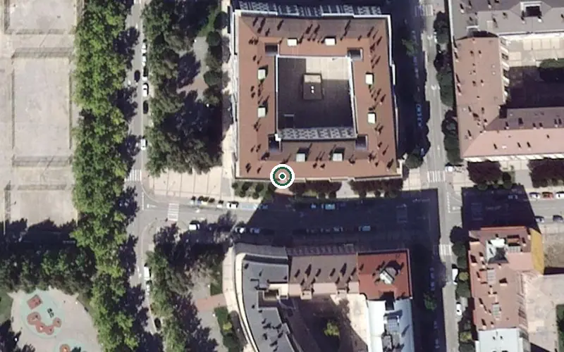 Vista aérea de la ubicación de Centro Terapéutico Puerta del Parral