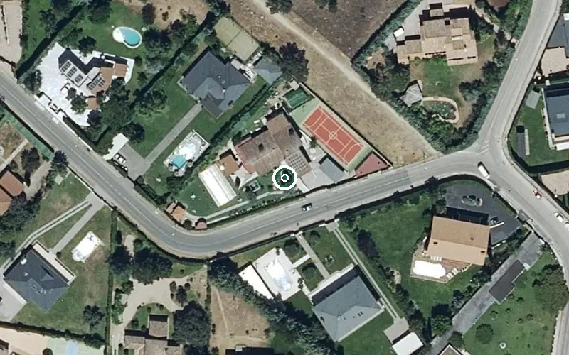 Vista aérea de la ubicación de Residencia Amavir Ciudalcampo