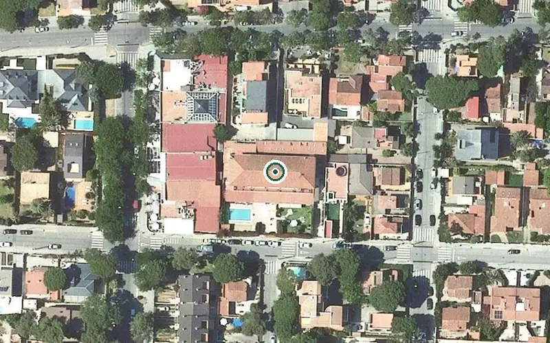 Vista aérea de la ubicación de Residencia Geriátrica Catite