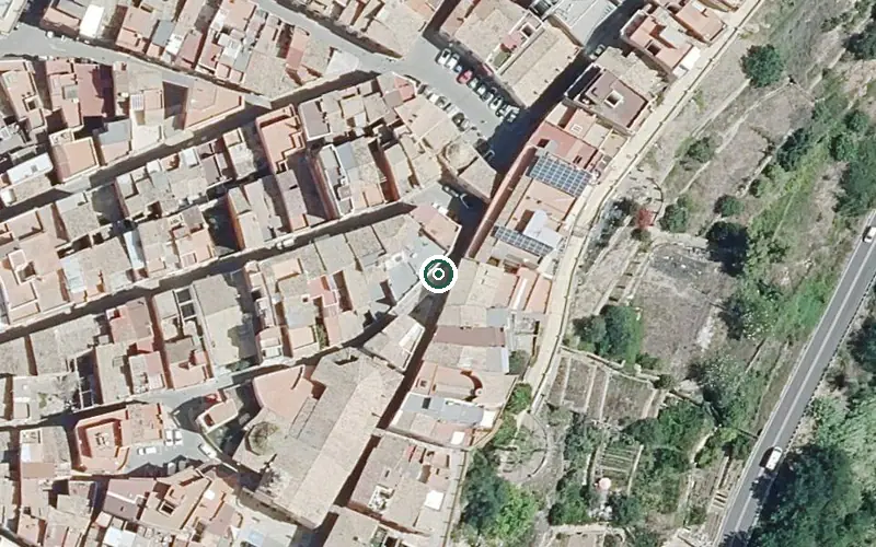 Vista aérea de la ubicación de Residencia P.m.d. Hogar Madre Rosa Ojeda Alcora