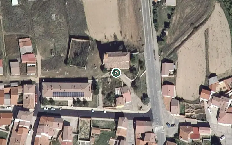 Vista aérea de la ubicación de Residencia de Personas Mayores Nuestra Señora del Rosario