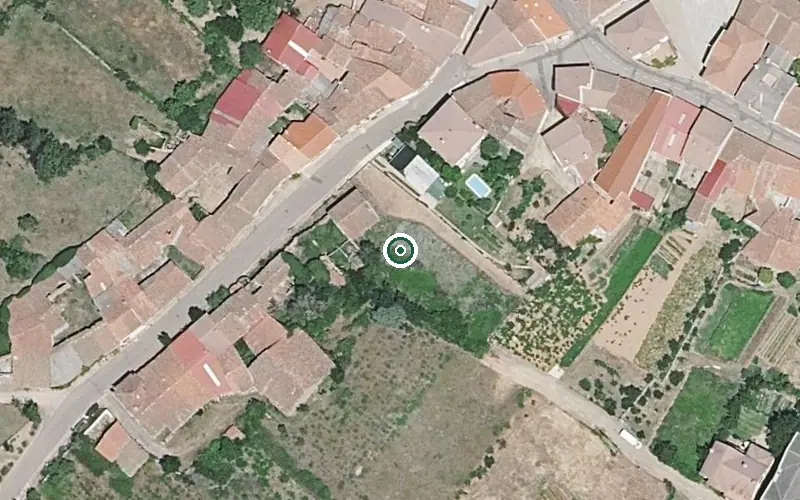 Vista aérea de la ubicación de Residencia de Personas Mayores San Salvador