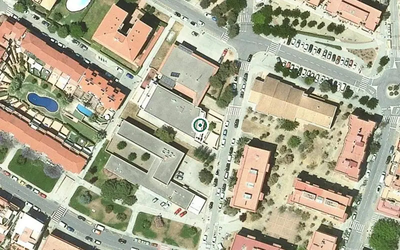 Vista aérea de la ubicación de Centre de dia l'Aplec