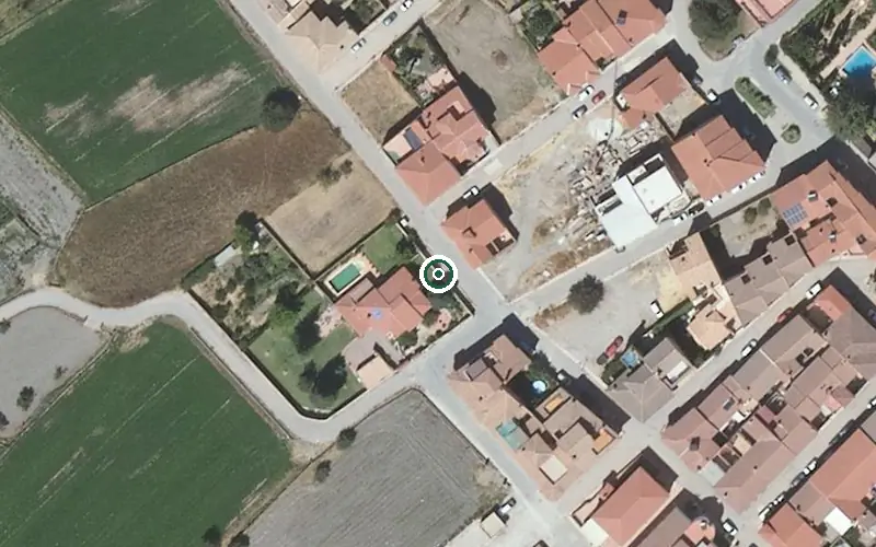 Vista aérea de la ubicación de Vivienda Tutelada para Personas Mayores