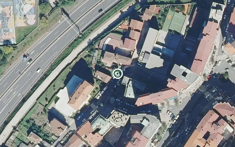 Vista aérea de la ubicación de Residencia Domusvi Vigo
