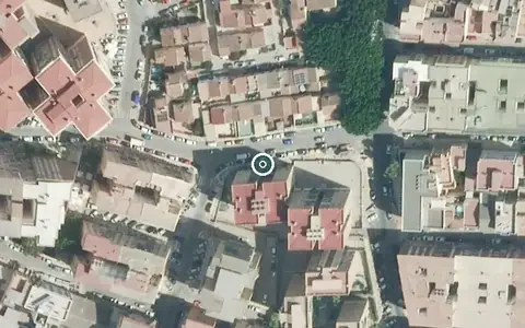 Vista aérea de la ubicación de Centro de Día para Mayores Alea