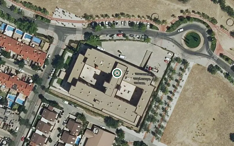 Vista aérea de la ubicación de Centro de Día Leganés