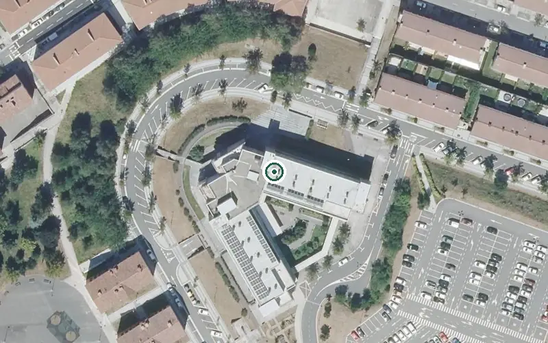 Vista aérea de la ubicación de Argixao