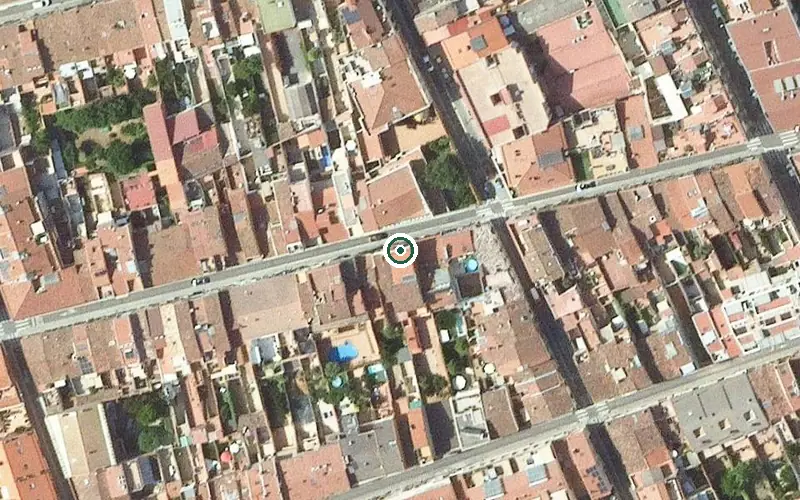 Vista aérea de la ubicación de Centre de dia Residencia Vivendi