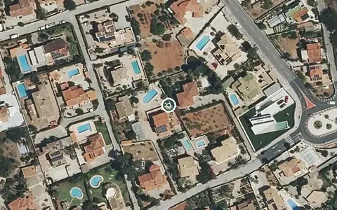 Vista aérea de la ubicación de Residencia P.m.d. Santa Llucia
