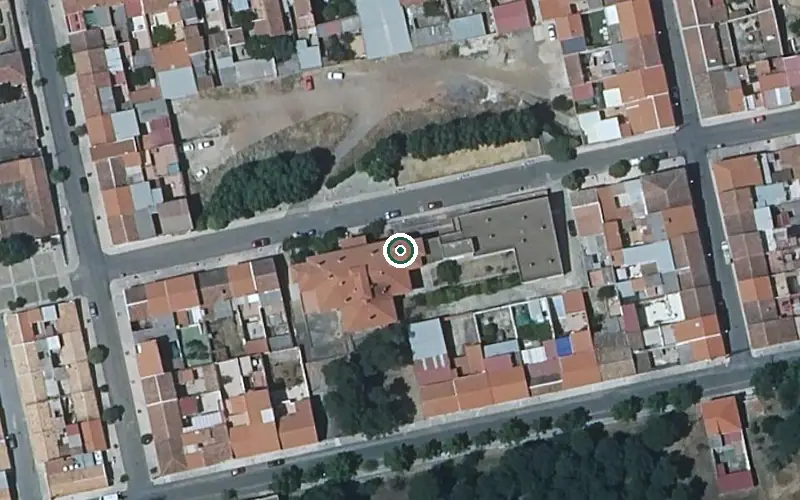 Vista aérea de la ubicación de Residencia de Mayores Municipal