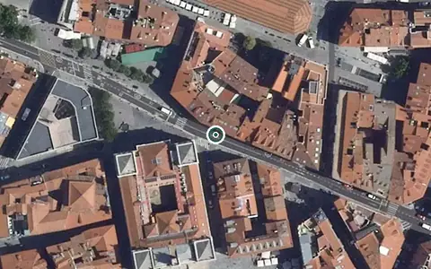 Vista aérea de la ubicación de Unidad de Estancias Diurnas el Encinar del Rey