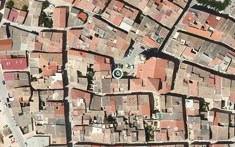 Vista aérea de la ubicación de Centre de dia per a Gent Gran Gandesa