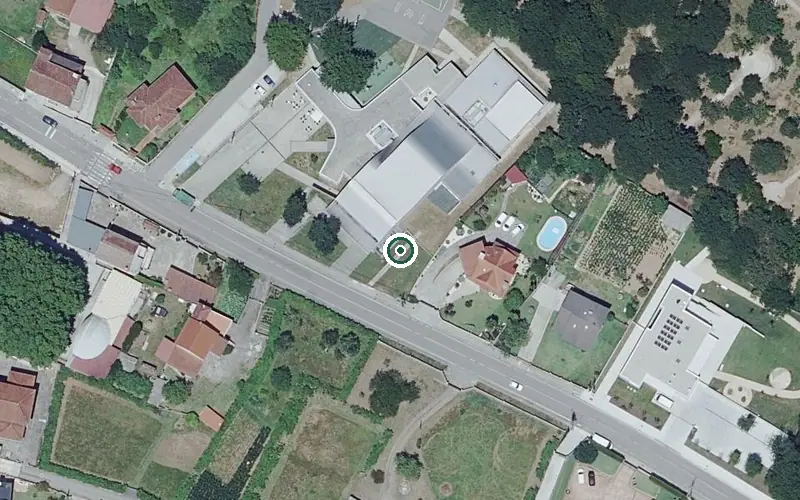 Vista aérea de la ubicación de Centro de Día para Persoas Maiores O Son do Regueiro