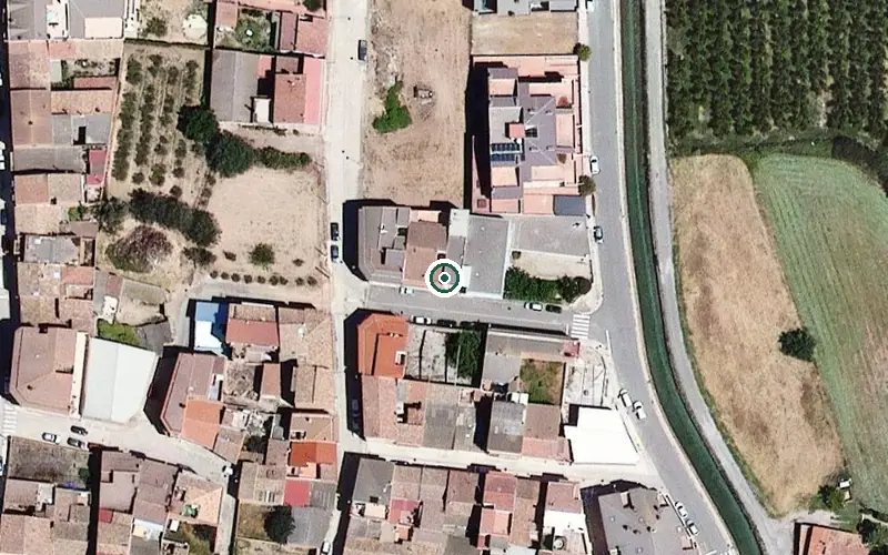 Vista aérea de la ubicación de Centre de dia de la Residència geriàtrica Pinyana