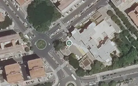 Vista aérea de la ubicación de Residencia de Mayores Virgen del Prado