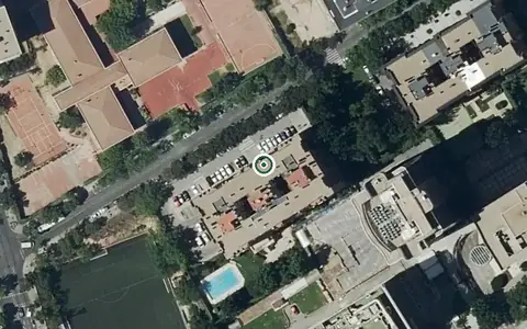 Vista aérea de la ubicación de Centro de Día Ilustración
