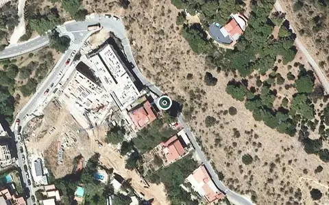 Vista aérea de la ubicación de Centre de dia El Mirador de Gràcia