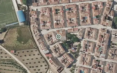Vista aérea de la ubicación de Centro de Día para Mayores Alhucemar