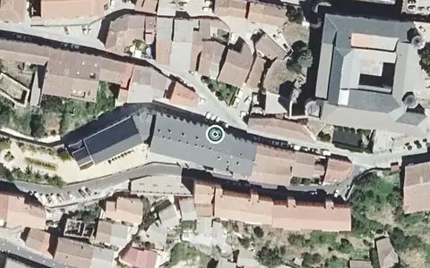 Vista aérea de la ubicación de Residencia de Personas Mayores Mama Margarita