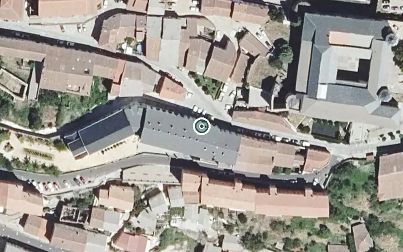 Vista aérea de la ubicación de Residencia de Personas Mayores Mama Margarita