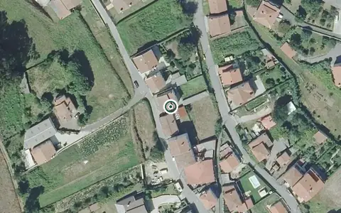 Vista aérea de la ubicación de Residencia de Maiores Servisenior Santiago