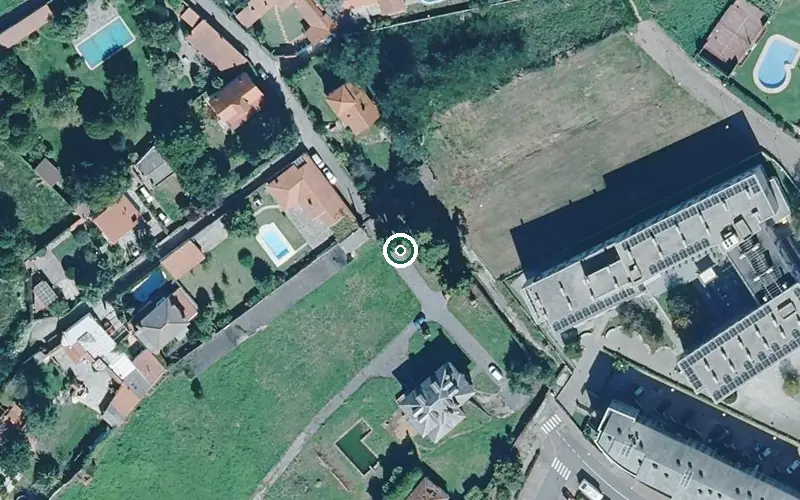 Vista aérea de la ubicación de Residencia Ballesol Oleiros