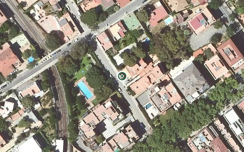 Vista aérea de la ubicación de Residencia Armonia