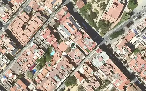 Vista aérea de la ubicación de Refugi d'Obreres