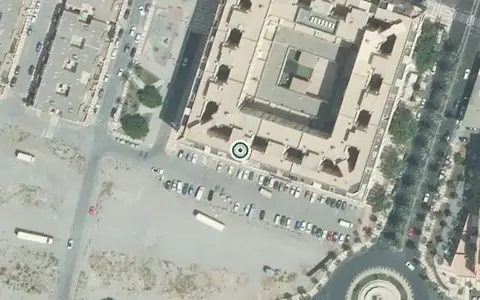 Vista aérea de la ubicación de Centro de Día para Mayores Almería