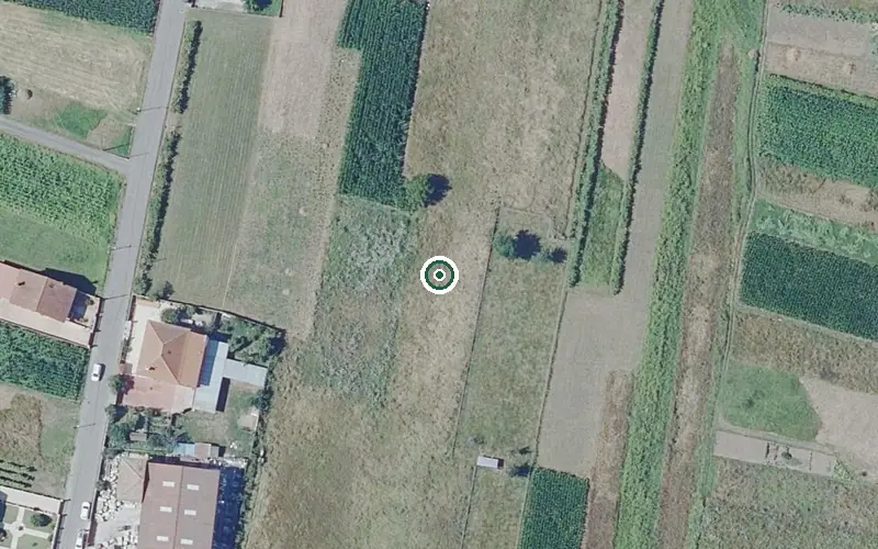 Vista aérea de la ubicación de Centro de Día para Persoas Maiores Os Cortizos