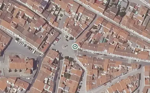 Vista aérea de la ubicación de Piso Tutelado de Malpartida de Cáceres