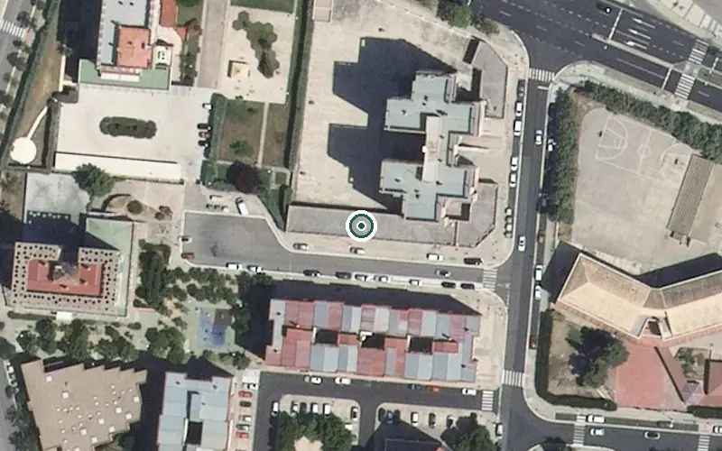 Vista aérea de la ubicación de Residencia Asistida la Luz