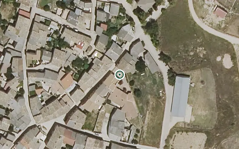 Vista aérea de la ubicación de Vivienda de Mayores Municipal