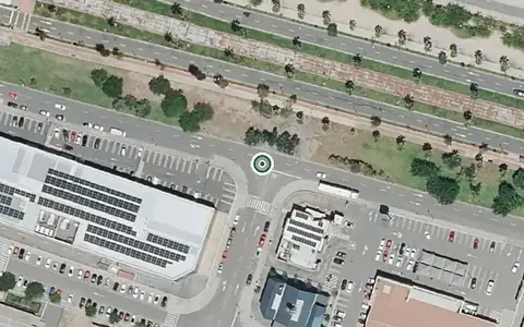 Vista aérea de la ubicación de Residencia para Personas Mayores Dependientes Azahar del Mediterraneo