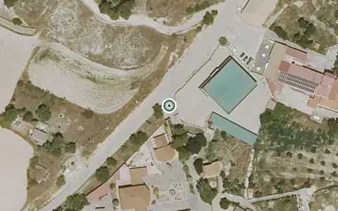 Vista aérea de la ubicación de Residencia de Mayores Sagrada Familia