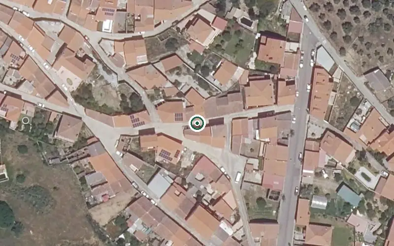 Vista aérea de la ubicación de Centro Residencial Ntra. Sra. de la Luz